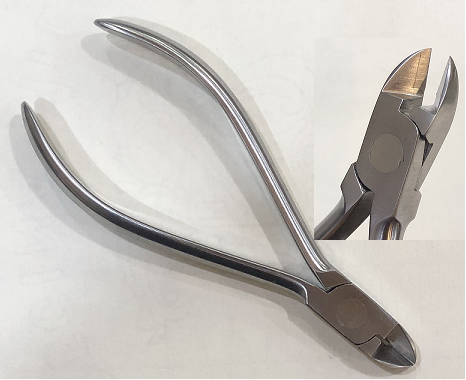 Hard Wire Cutter 15 degree long beak 0353H - 1 year warranty